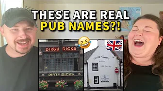 Americans React: British Pub Names You Have to See to Believe!