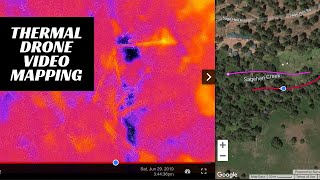 Pro Tip Dual Color And Thermal Drone Video On A Map
