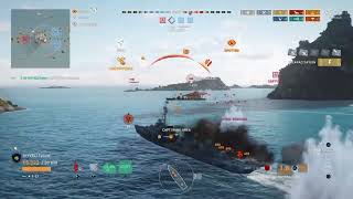 Z-52 Fights 4 Destroyers . World of Warships Legends