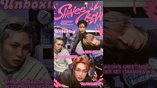 Beyond Music: Unboxing-SHINee Season’s Greetings Collection (Taemin Ver.) #taemin @taemin_xoalsox