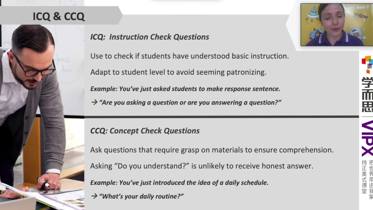 Ft1 Guiding And Correcting Asking Questions 4 Icq And Ccq Youtube