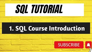 Complete SQL tutorial | SQL Course Introduction | SQL course
