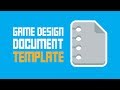 Game Design Document Template - One Page + Super Easy