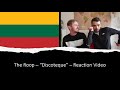 THE ROOP - DISCOTEQUE - REACTION - EUROVISION LITHUANIA 🇱🇹 2021 - LITHUANIAN PRESELECTION