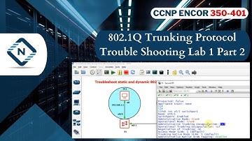 Free CCNP ENCOR 350-401 | 802.1Q Trunking Protocol Trouble shooting Lab1 Part# 2 | Video 18