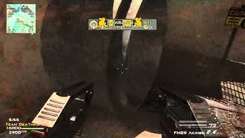 MW3 3-Kill Nasty FMG9 Akimbo Final Killcam - NINJAMYTHOLOGIES
