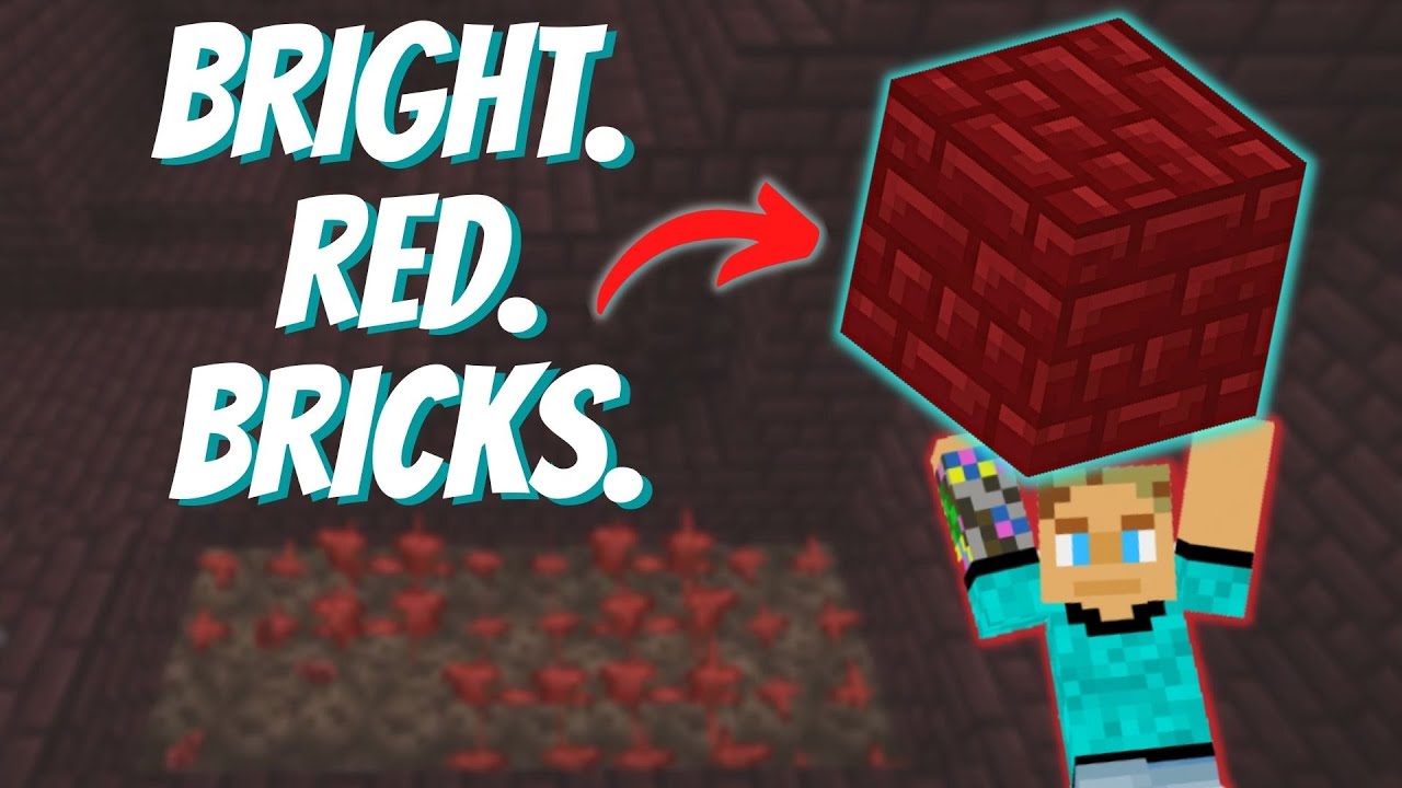 How To Craft Red Nether Brick In Minecraft Youtube