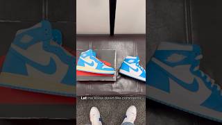Are the new ones trash? 🚮 #sneakers #jordan1unc #reimagined #explore