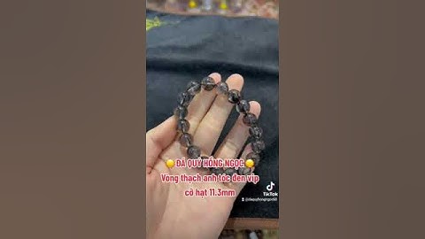 Vòng thạch anh tóc đen vip