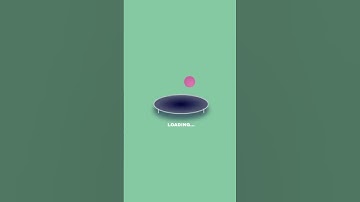 Trampoline Loader Animation using HTML CSS |  #coding #viral #trending #design #796 #css #html