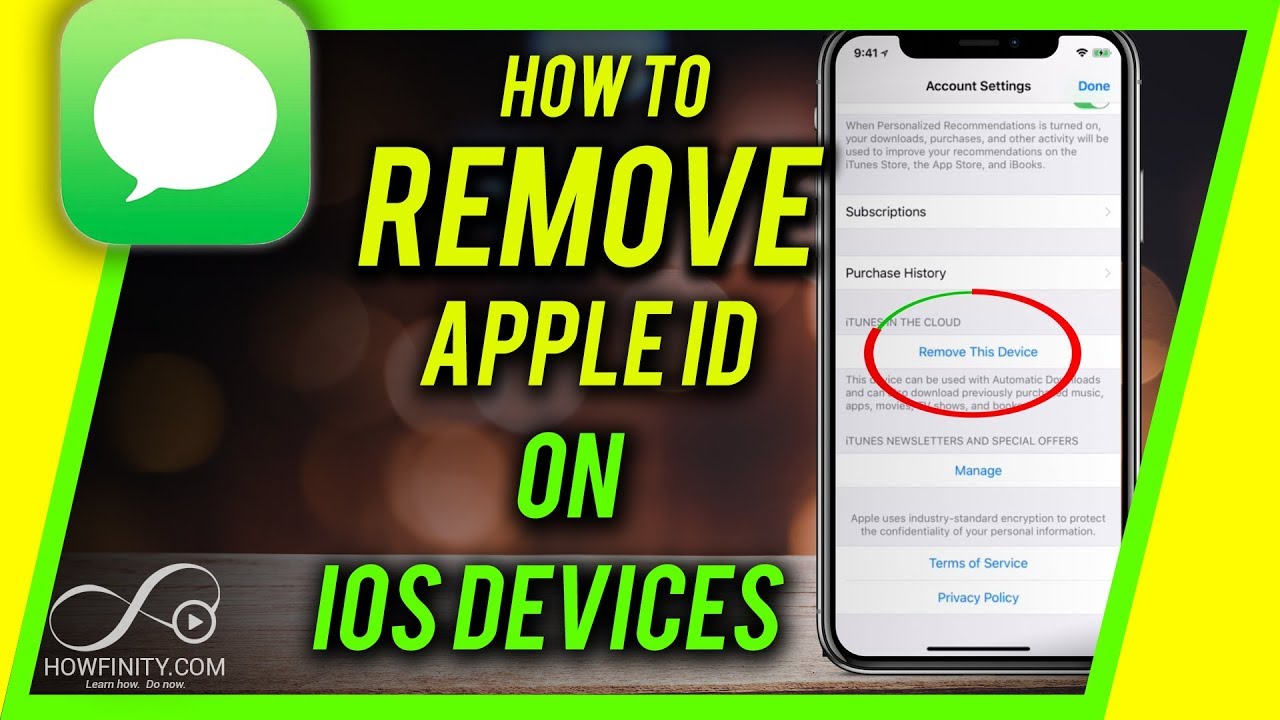 ลบ apple id ใน iphone  New Update  How to Remove Apple ID from iPhone