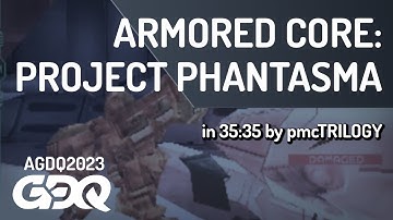 Armored Core: Project Phantasma by pmcTRILOGY in 35:35 - Awesome Games Done Quick 2023