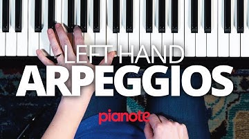 Left Hand Arpeggio Patterns (Piano Lesson)