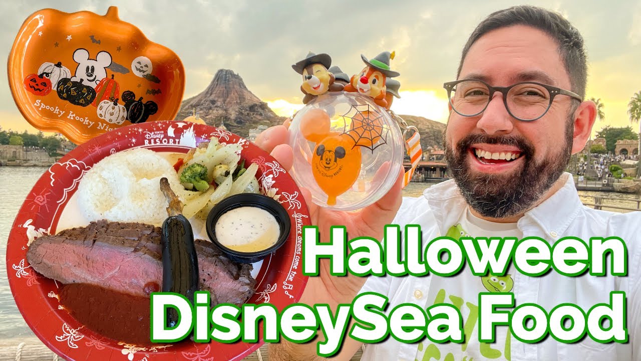 My day at Tokyo DisneySea went MUCH BETTER! Eating food for Halloween 2022