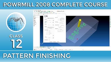 Powermill Tutorial # 12 - Pattern Finishing The Most Helpful Strategy - Urdu/Hindi