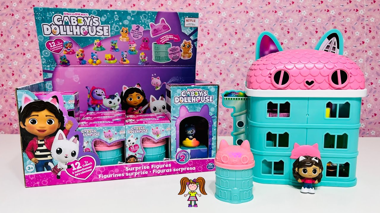 CASA DE MUÑECAS DE GABBY !!! GABBYS DOLLHOUSE SURPRISE FIGURES ...