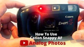 Learn How to Use A Canon Snappy AF, A 1989 Analog Film Camera screenshot 4
