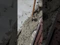 This is the process of casting a foundation that has been installed with concrete block for strength