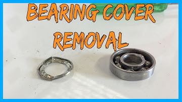 Fidget Spinner Bearing Cover removal, how to remove bearing covers