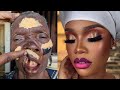 Unbelievable  viral bridal makeup  gele transformationmakeup tutorial