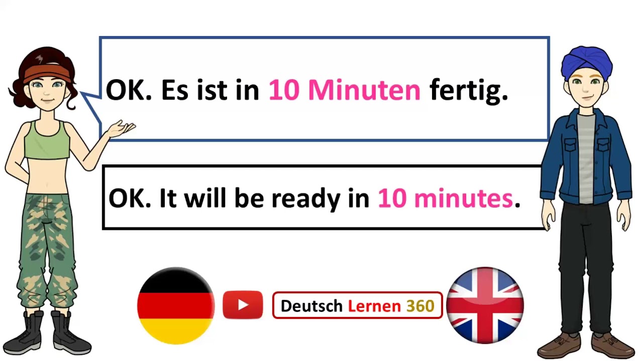Deutsch Lernen mit dialogen german conversation A1 63 - YouTube