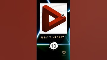 Optical Illusion #challenge - 15 Second Test 52 Impossible Triangle