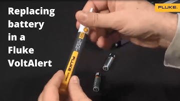 How to replace the battery in a VoltAlert™ Voltage Detector