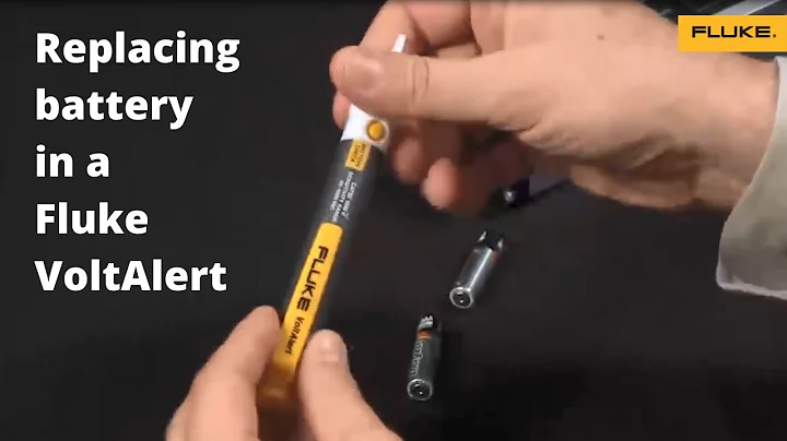 How to replace the battery in a VoltAlert™ Voltage Detector