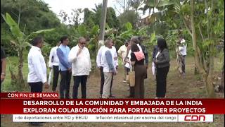 Desarrollo de la Comunidad y embajada de la India exploran colaboración para fortalecer proyectos