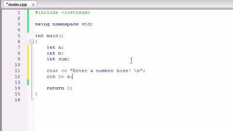 C++ Programming Tutorials   5   Creating a Basic Calculator