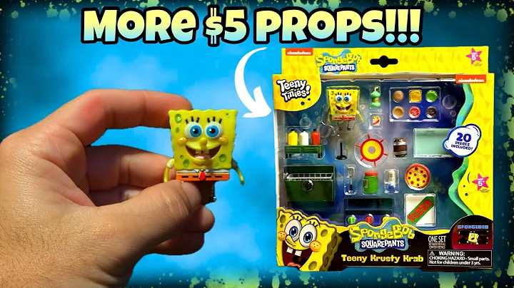 Five Below SpongeBob SquarePants Diorama Props!