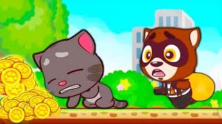 ГОВОРЯЩИЙ ТОМ БЕГ ЗА СЛАДОСТЯМИ  ПОЛНОЕ ПРОХОЖДЕНИЕ Мультик игра   Talking Tom Candy Run screenshot 4