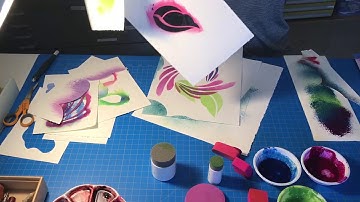 Pochoir - stencil printing