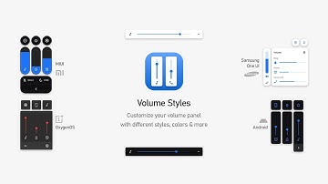 How To Customize Volume Panel With Different Styles