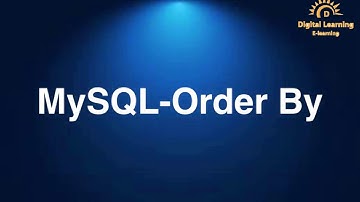 8 MySQL-Order By | Online Training Download app from below link