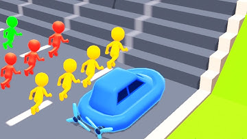 SHAPE SHIFTING game FUN CAR RACER 🌈👮‍♂️🚗 Gameplay All Levels Walkthrough iOS, Android New Game 3D