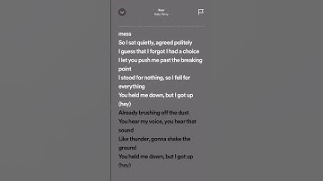 Thumbnail of Katy Perry - Roar #hits #tiktok #spotifylyrics #trending #viralhits #shorts #music #katyperry
