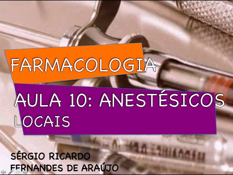 Curso de Farmacologia: Aula 10 - Anestesicos locais - Mecanismo de ação