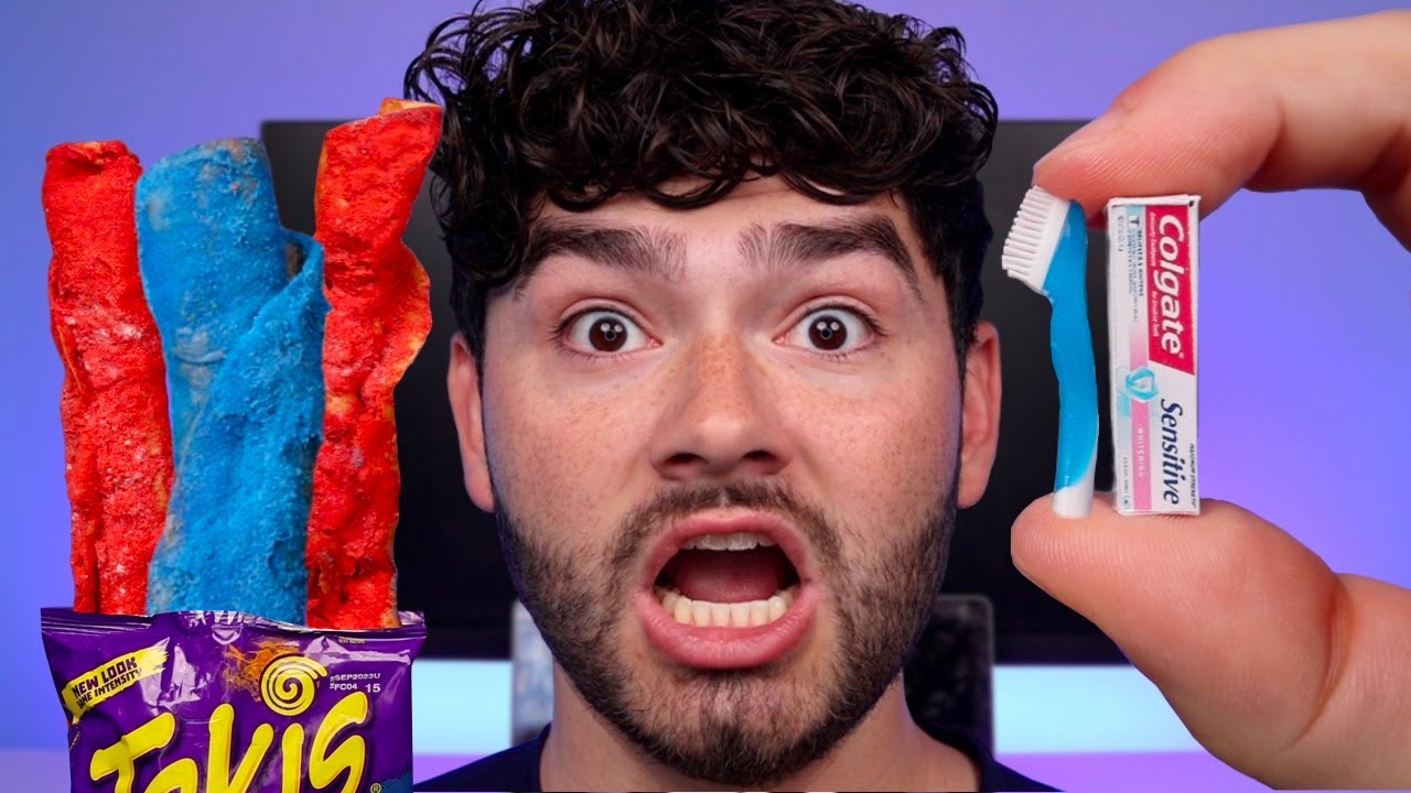 Do Giant Food's Cause Cavities !? *ASMR Mukbang*