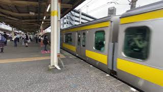 中央総武線E231系500番台A526稲毛駅発車