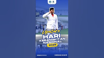 Upacara Hari Kebangkitan Nasional Indonesia Tahun 2025