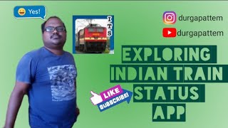 Indian railways train status app using screenshot 3