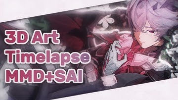 『 MMD | Genshin Impact 』 3D Art Timelapse 『 Durin 』