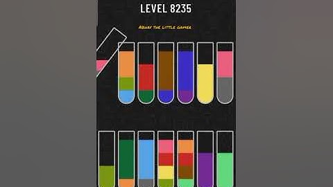 Water sort puzzle level 8235