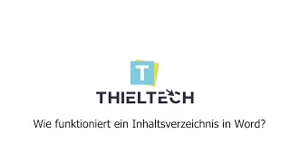 Wie Funkioniert Ein Inhaltsverzeichnis In Word?