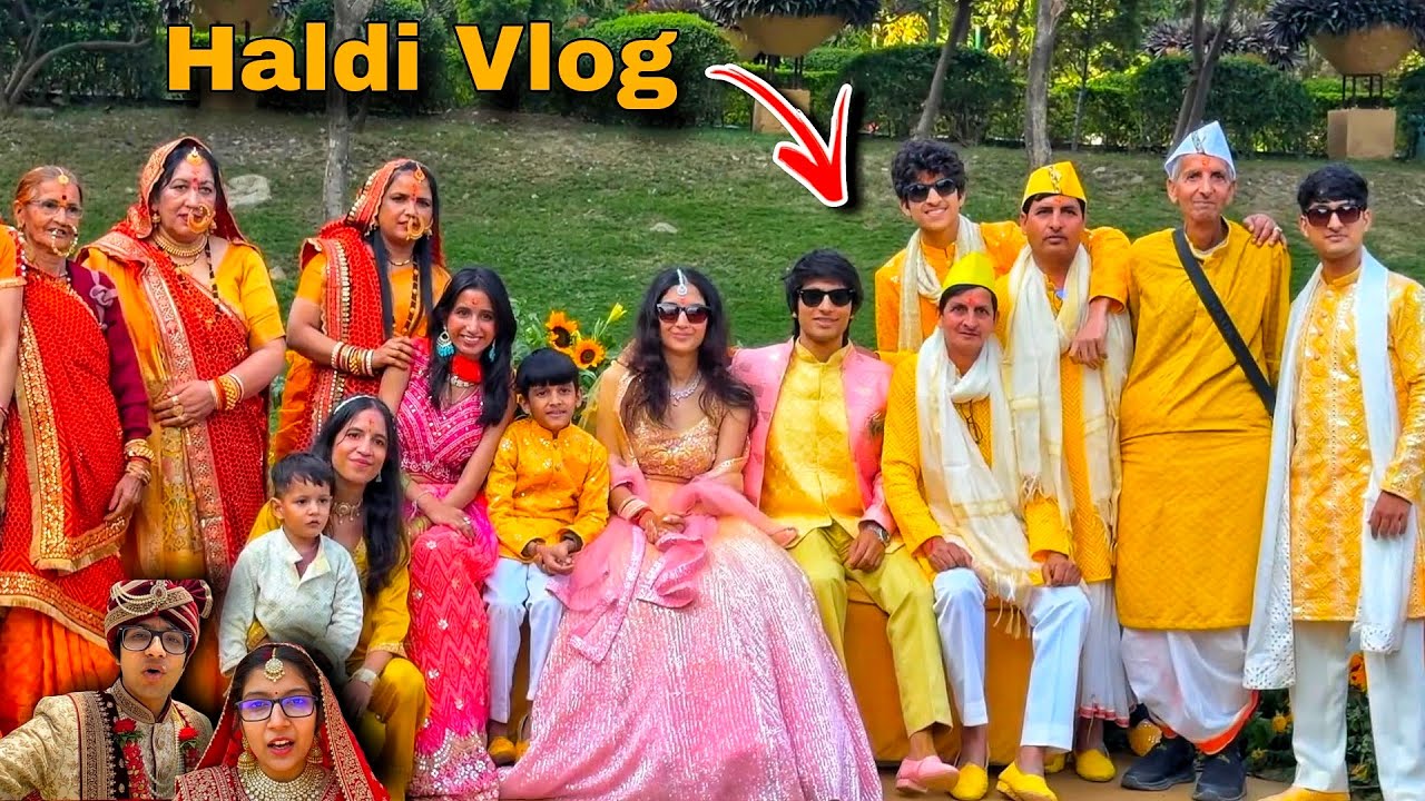 Sourav Joshi Haldi Vlog 😍 || Sourav Joshi Vlogs