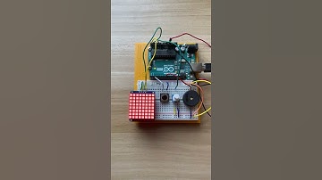 How to make Led Matrix Using Arduino UNO #shots