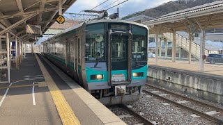 JR小浜線125系 小浜駅発車
