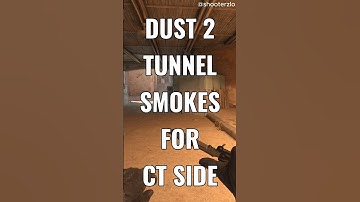 CS2 Dust 2 - Tunnel Smokes #tunnelsmoke #fastsmoke #cs2nades
