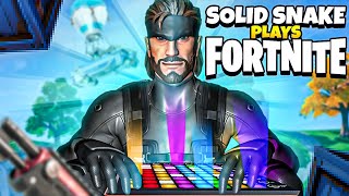 SOLID SNAKE AI Plays FORTNITE!! Soundboard Pranks in Fortnite!